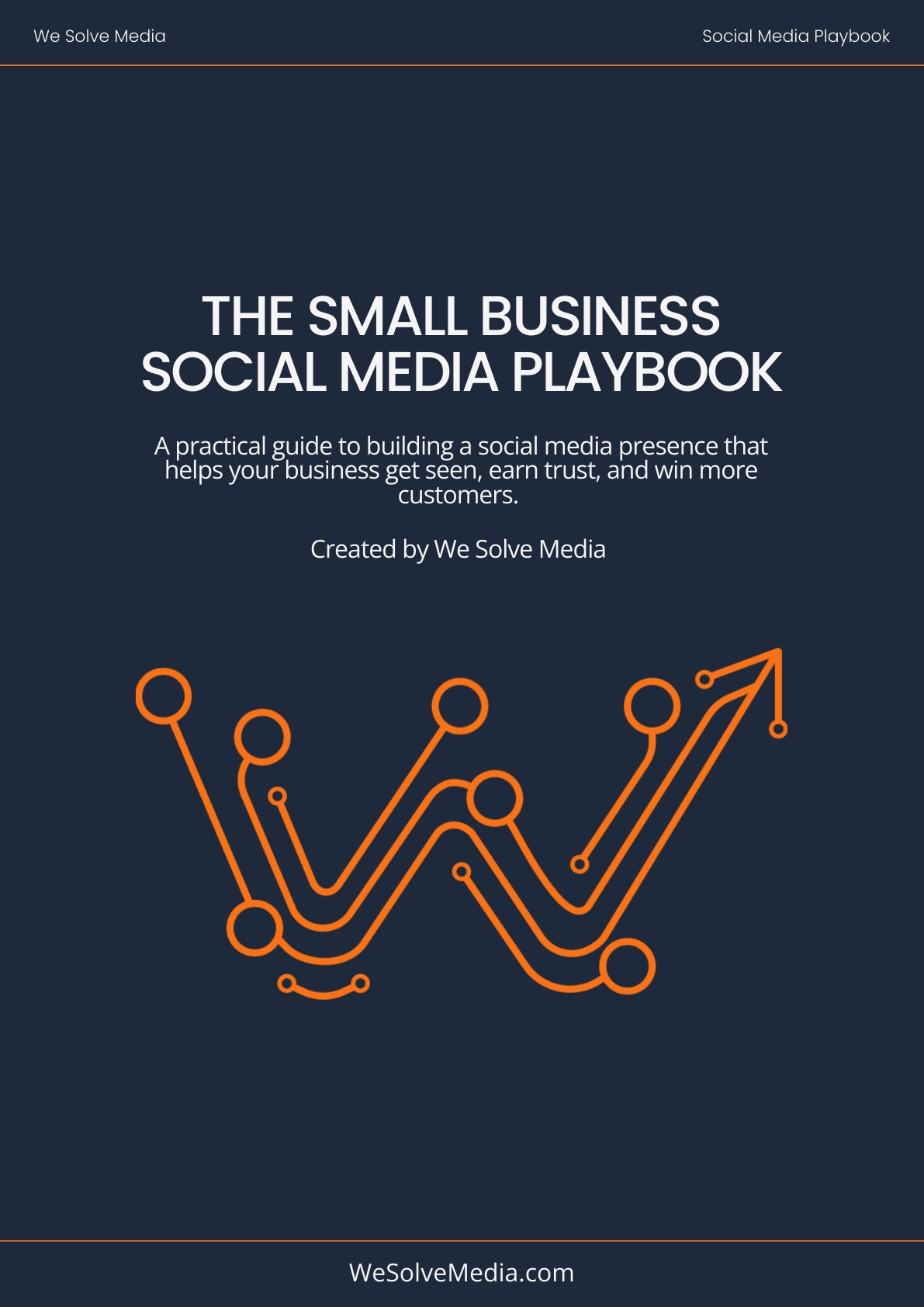 Cover of The Small Business Social Media Playbook by We Solve Media